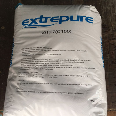 I On Exchange Cation Resin